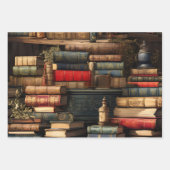 図書植物 ラッピングペーパーシート (正面)