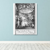 「図書目録」の最前線 キャンバスプリント (インサイチュ (ウッドフロア))