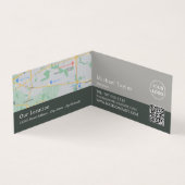 図書表示、ライブラリ、図書室詳細 名刺 (内部)