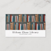 図書表示、図書室、図書室 名刺 (正面)