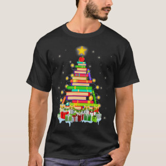 図書読み上げオーナメントクリスマス図書作成 Tシャツ