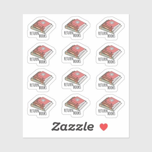 図書返却リマインダー学生プランナー シール (シート)