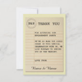 図書館あり結婚がとう読書恋物語 招待状 (正面)