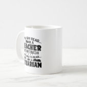 図書館おもしろい員への贈り物 コーヒーマグカップ (正面左)