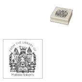 図書館からのかわいいファンタジープリンセス ラバースタンプ (押印)