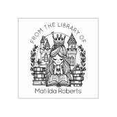 図書館からのかわいいファンタジープリンセス ラバースタンプ (インプリント)