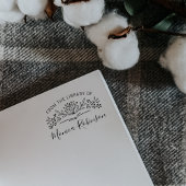 図書館からタイポグラフィ植物学 セルフインキングスタンプ