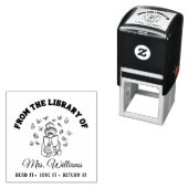 図書館から |かわいい蝶ガーリー本 セルフインキングスタンプ (インサイチュ)