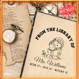 図書館から |キッズブック読先生 セルフインキングスタンプ