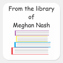 「図書館から…」 シール