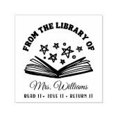 図書館から | Starsヴィンテージブック セルフインキングスタンプ (デザイン)