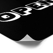 図書館が開いている – ポスター (角)