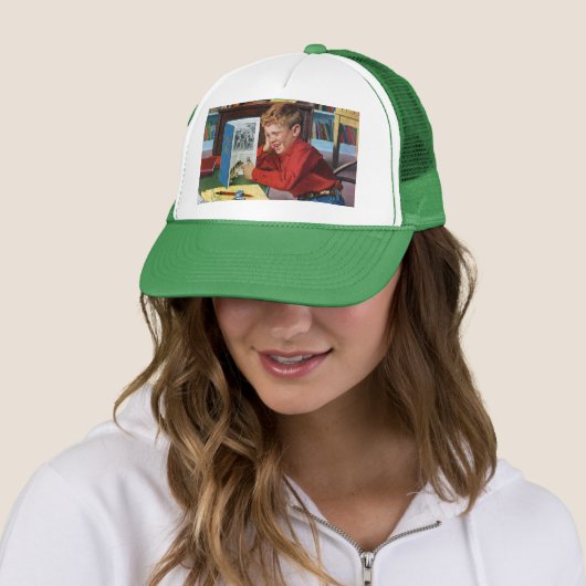 図書館のカエル キャップ (インサイチュ)