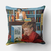 図書館のカエル クッション (裏面)