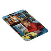 図書館のカエル マグネット (右側)