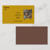 図書館のカート 名刺 (正面/裏面)