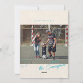 図書館のカード 年間ベスト Flat ホリデーカード (裏面)