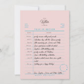 図書館のカード 年間ベスト Flat ホリデーカード (正面)