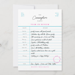 図書館のカード 年間ベスト Flat ホリデーカード
