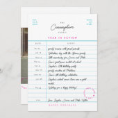 図書館のカード 年間ベスト Flat ホリデーカード (正面/裏面)