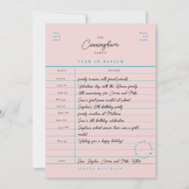 図書館のカード 年間ベスト Flat ホリデーカード
