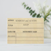 図書館のカード | 返信カード (スタンド正面)