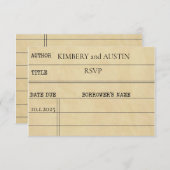 図書館のカード | 返信カード (正面/裏面)