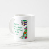 図書館のキケロの引用文 コーヒーマグカップ (正面左)