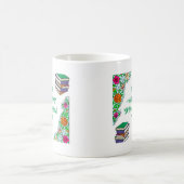 図書館のキケロの引用文 コーヒーマグカップ (中央)