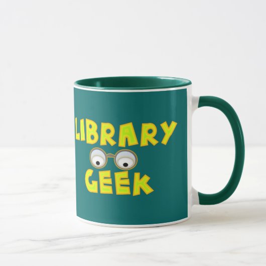 図書館のギークのマグ マグカップ (右)