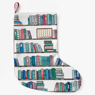 図書館のクリスマスのストッキング スモールクリスマスストッキング