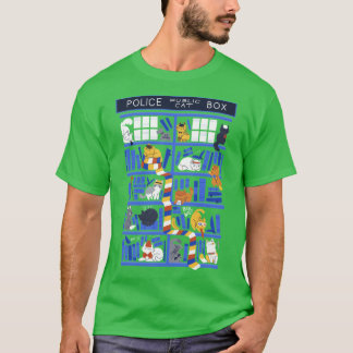 図書館のブーフーでおもしろい Tシャツ