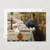 図書館のボーラ ポストカード (正面/裏面)