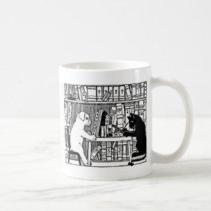 図書館のマット コーヒーマグカップ