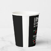 図書館の同僚はクリスマスライトに似ている 紙コップ (右)