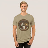 図書館の幽霊 トライブレンドＴシャツ (正面全面)