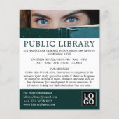 図書館の後広告の女 チラシ (正面)
