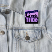 図書館の技術のギークの種族 缶バッジ (インサイチュ)