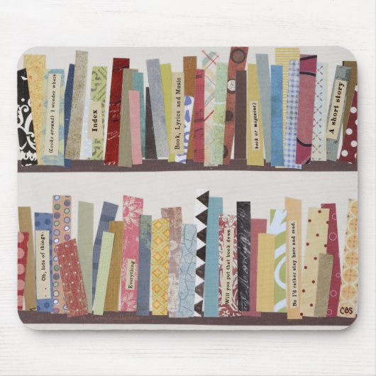 図書館の散歩のマウスパッド マウスパッド (正面)