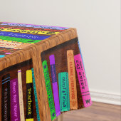 図書館の本だなパターン読者の本の署名 テーブルクロス (インサイチュ)