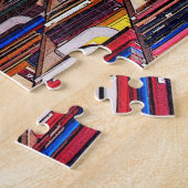 図書館の本のパズル ジグソーパズル (側面)