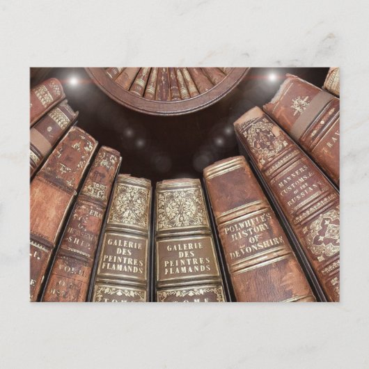図書館の本 ポストカード (正面)