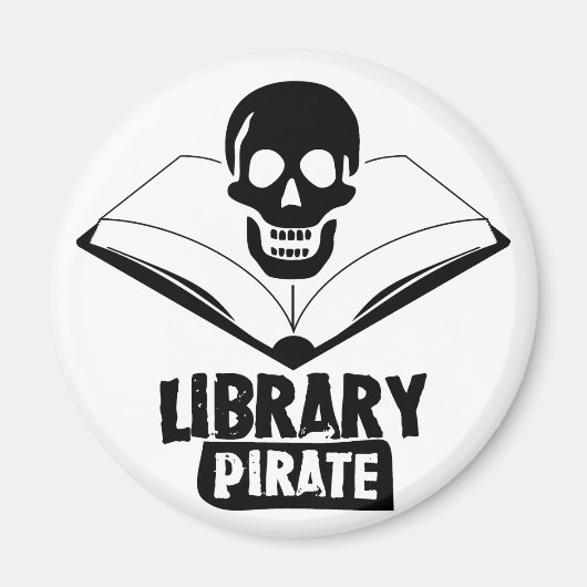 図書館の海賊 マグネット (正面)