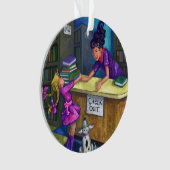 図書館の点検 オーナメント (正面)