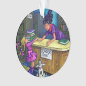 図書館の点検 オーナメント (正面)