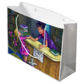 図書館の点検 ラージペーパーバッグ (裏面アングル)