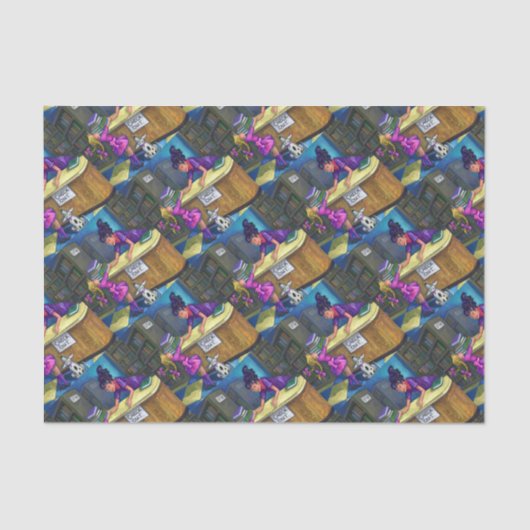 図書館の点検 薄葉紙 (正面)