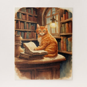 図書館の猫パズル ジグソーパズル