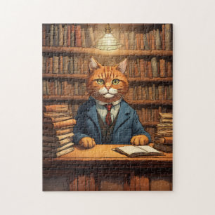 図書館の猫パズル #20 ジグソーパズル
