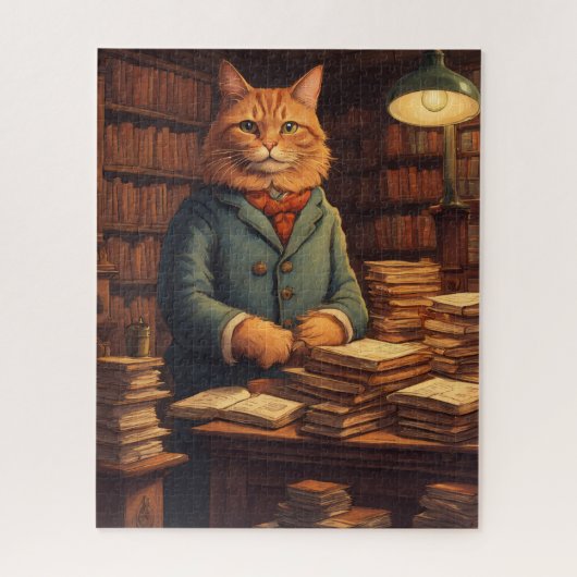 図書館の猫 #10 パズル (縦)